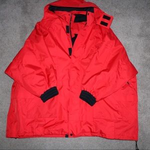 Balenciaga Oversized Tech Parka, Scarlet Red